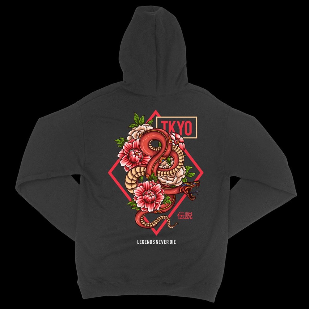 BRAND NEW Tuned In Tokyo Serpent Hoodie